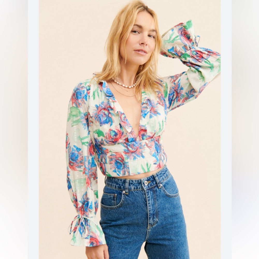 Floral Anthropology long sleeve